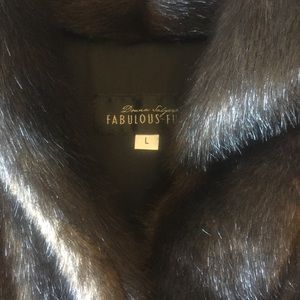 Fabulous Furs Faux Fur Coat